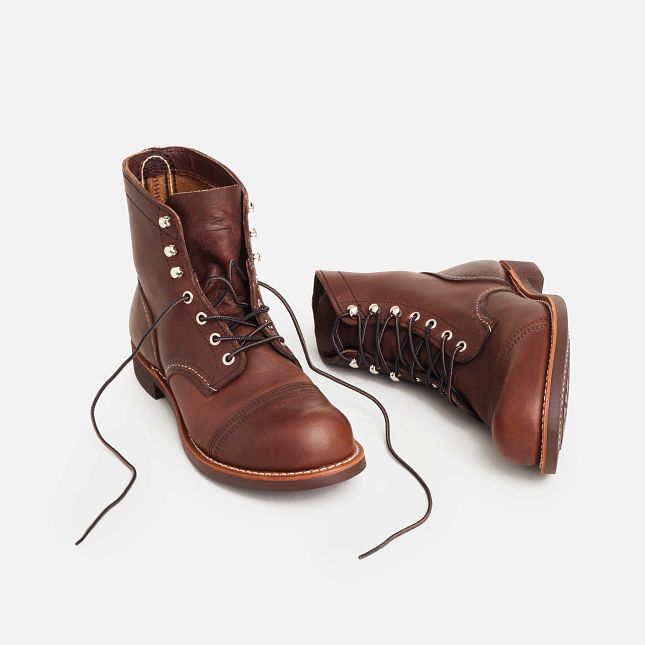 Red Wing 6-Inch Harness Pelle Scarpe Heritage Uomo Marroni | 3841-XJWFT