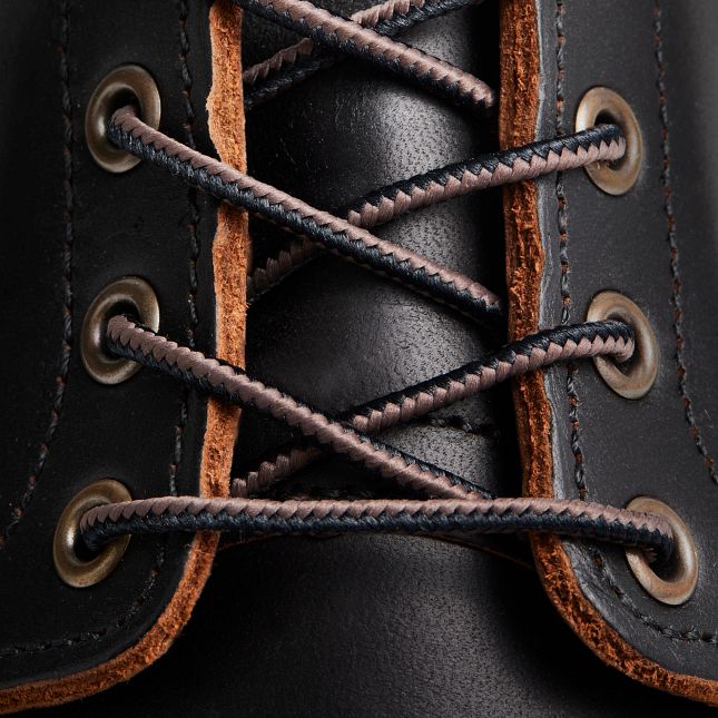 Red Wing 6-Inch Prairie Pelle Stivali Heritage Uomo Nere | 2714-TLNZA