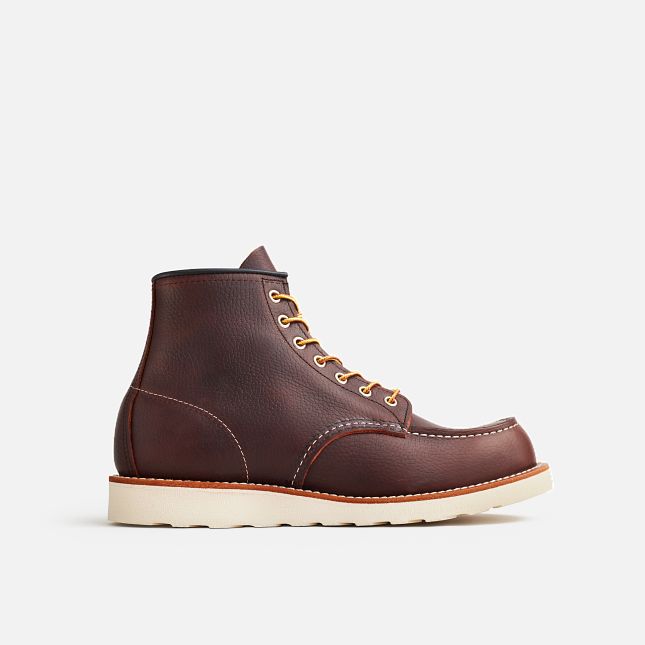 Red Wing 6-Inch in Briar Oil-Slick Pelle Stivali Heritage Uomo Rosse Scuro | 5619-ENMFU