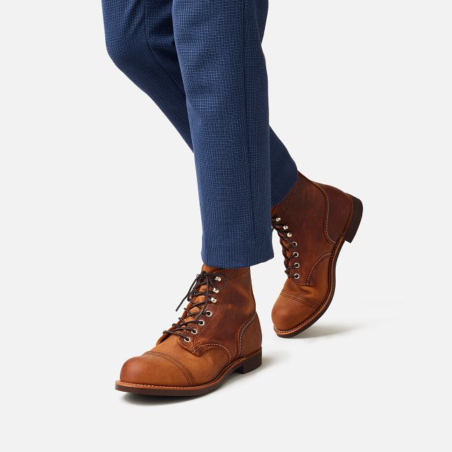 Red Wing 6-Inch in Copper Rough & Tough Pelle Scarpe Heritage Uomo Rame | 7453-WCNFQ