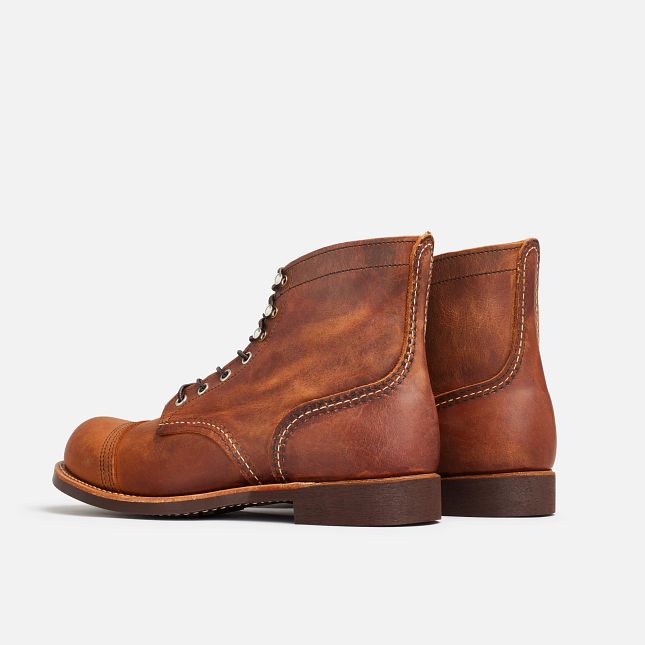 Red Wing 6-Inch in Copper Rough & Tough Pelle Scarpe Heritage Uomo Rame | 7453-WCNFQ