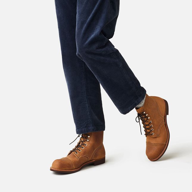 Red Wing 6-Inch in Hawthorne Muleskinner Pelle Scarpe Heritage Uomo Marroni | 0489-WVGDF