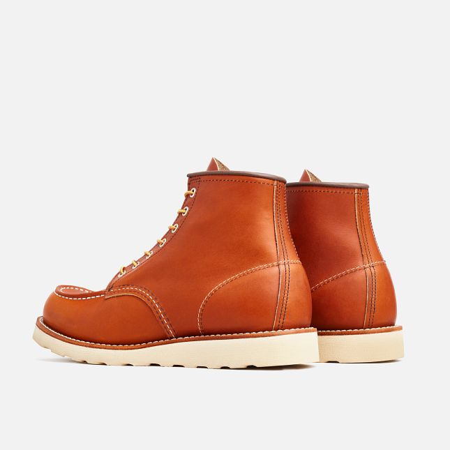 Red Wing 6-Inch in Oro Legacy Pelle Stivali Heritage Uomo Marroni | 0657-BJIUH