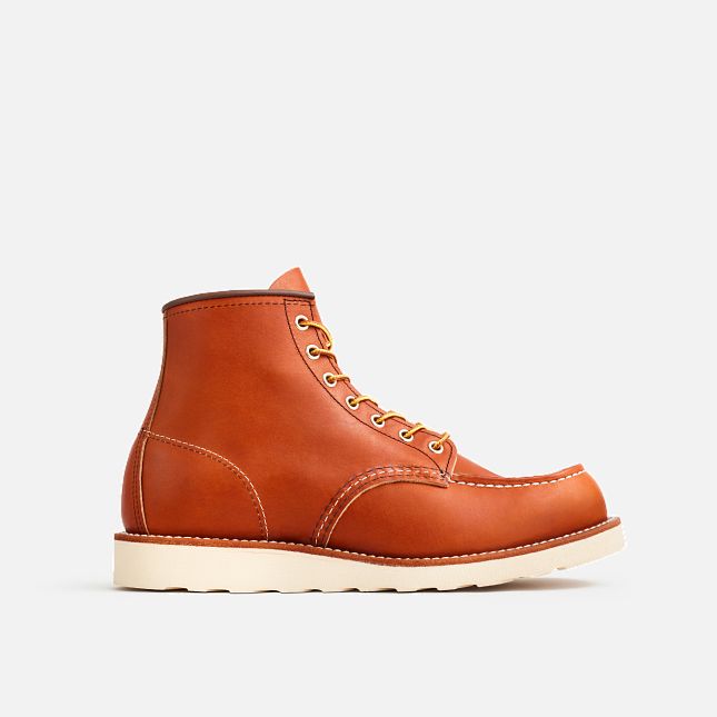 Red Wing 6-Inch in Oro Legacy Pelle Stivali Heritage Uomo Marroni | 0657-BJIUH