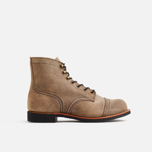 Red Wing 6-inch in Slate Muleskinner Pelle Scarpe Heritage Uomo Marroni | 9317-ZIXWQ