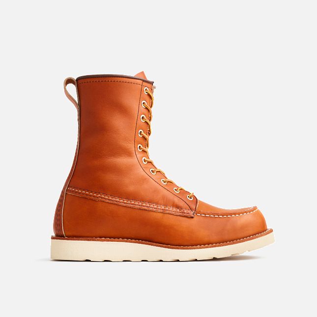 Red Wing 8-Inch 8-Inch in Oro Legacy Pelle Stivali Heritage Uomo Marroni | 5913-UMGWI