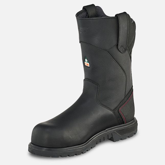 Red Wing Brnr Xp 11-inch Impermeabili, Insulated, CSA Pull-On Stivali da Lavoro Uomo Nere | 1092-RCZAY