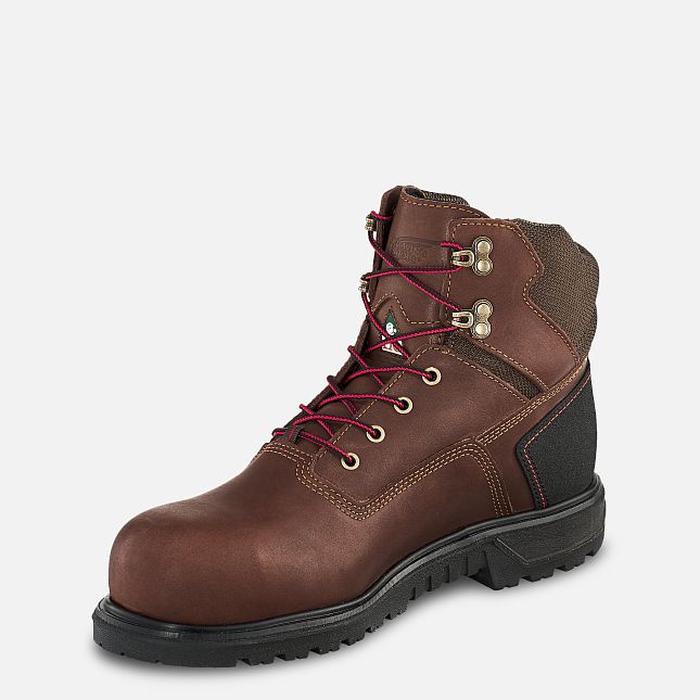 Red Wing Brnr Xp 6-inch CSA Scarpe Impermeabili Uomo Marroni | 5432-AWVGE