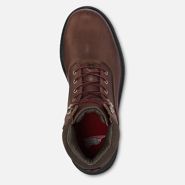 Red Wing Brnr Xp 6-inch CSA Scarpe Impermeabili Uomo Marroni | 5432-AWVGE