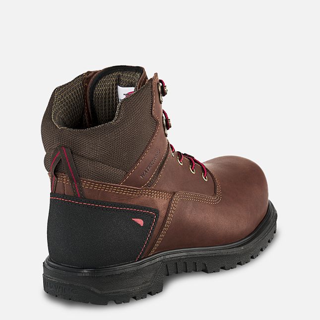 Red Wing Brnr Xp 6-inch Impermeabili CSA Stivali da Lavoro Uomo Marroni | 1769-EKBSA