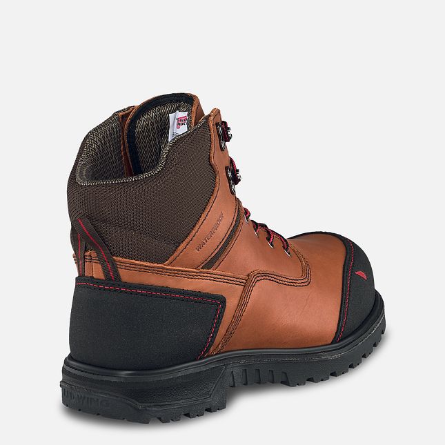 Red Wing Brnr Xp 6-inch Impermeabili Scarpe Antinfortunistiche Uomo Marroni | 1273-LEGNA