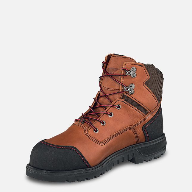 Red Wing Brnr Xp 6-inch Impermeabili Scarpe Antinfortunistiche Uomo Marroni | 1273-LEGNA