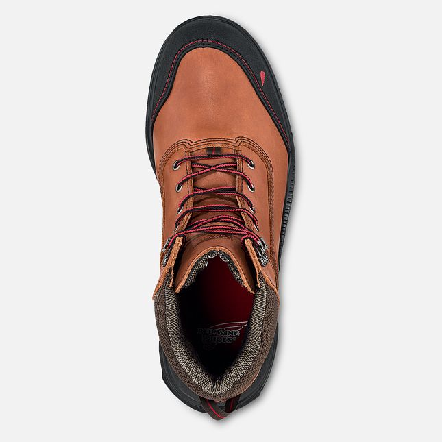 Red Wing Brnr Xp 6-inch Impermeabili Scarpe Antinfortunistiche Uomo Marroni | 1273-LEGNA