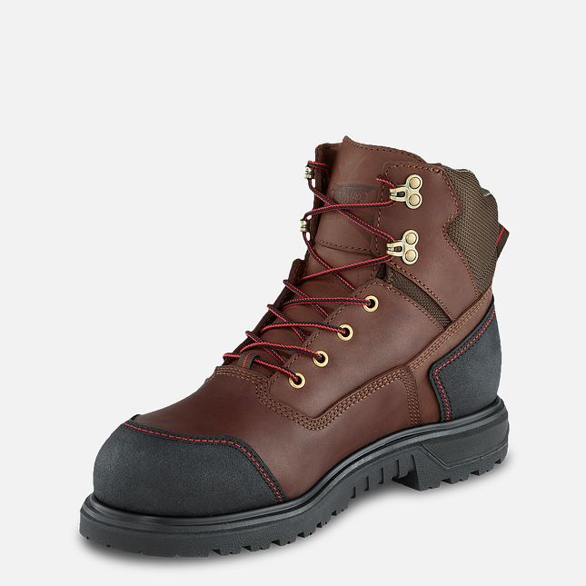 Red Wing Brnr Xp 6-inch Impermeabili Stivali da Lavoro Uomo Marroni | 0427-YLDEU