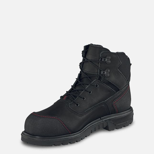 Red Wing Brnr Xp 6-inch Impermeabili Stivali da Lavoro Uomo Nere | 6194-KDYNM