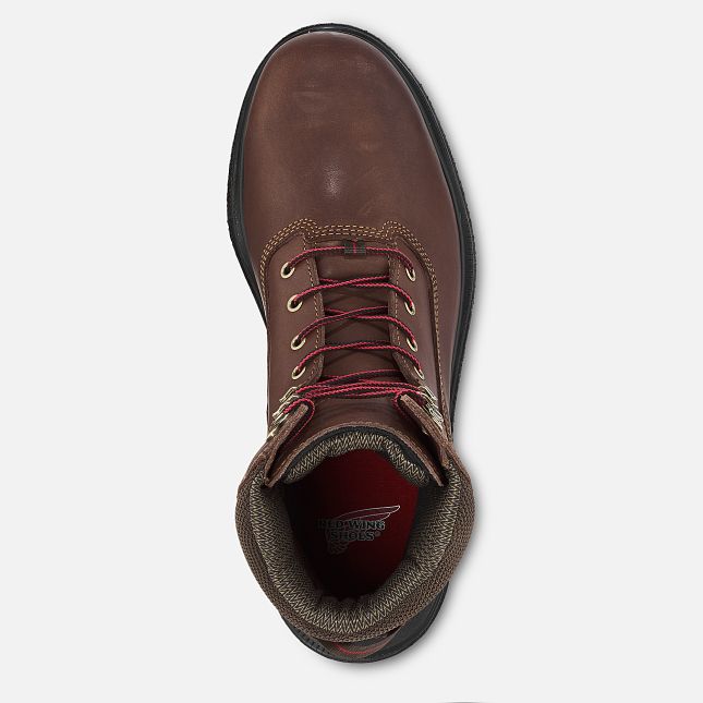 Red Wing Brnr Xp 8-inch CSA Scarpe Impermeabili Uomo Marroni | 9271-GOSHD