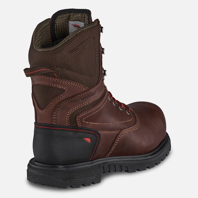 Red Wing Brnr Xp 8-inch Impermeabili CSA Scarpe Lavoro Donna Marroni | 0728-ZUGKC