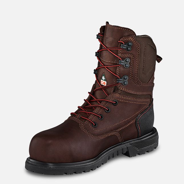 Red Wing Brnr Xp 8-inch Impermeabili CSA Scarpe Lavoro Donna Marroni | 0728-ZUGKC