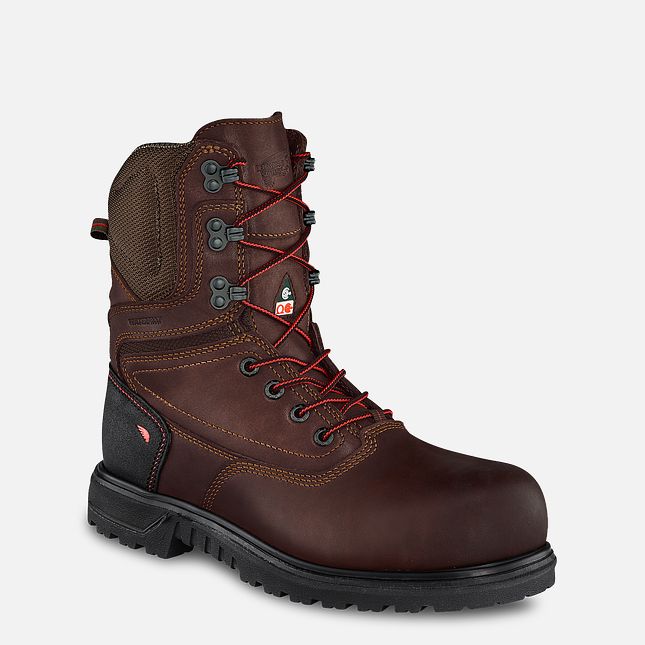 Red Wing Brnr Xp 8-inch Impermeabili CSA Scarpe Lavoro Donna Marroni | 0728-ZUGKC