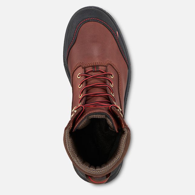 Red Wing Brnr Xp 8-inch Insulated, Impermeabili Scarpe Antinfortunistiche Uomo Marroni | 1073-FGXTV