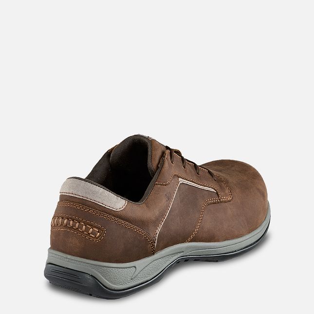 Red Wing Comfortpro Antinfortunistiche Punta Oxford Scarpe Lavoro Uomo Marroni | 6379-IHOQG