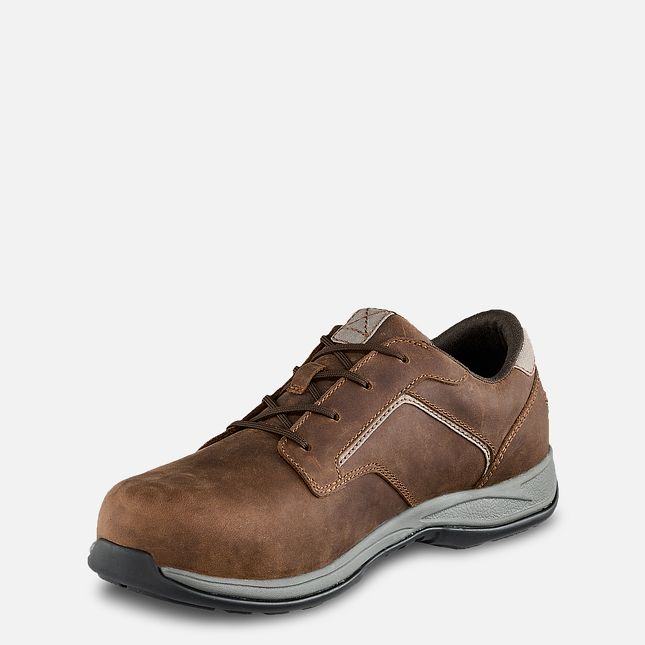 Red Wing Comfortpro Antinfortunistiche Punta Oxford Scarpe Lavoro Uomo Marroni | 6379-IHOQG