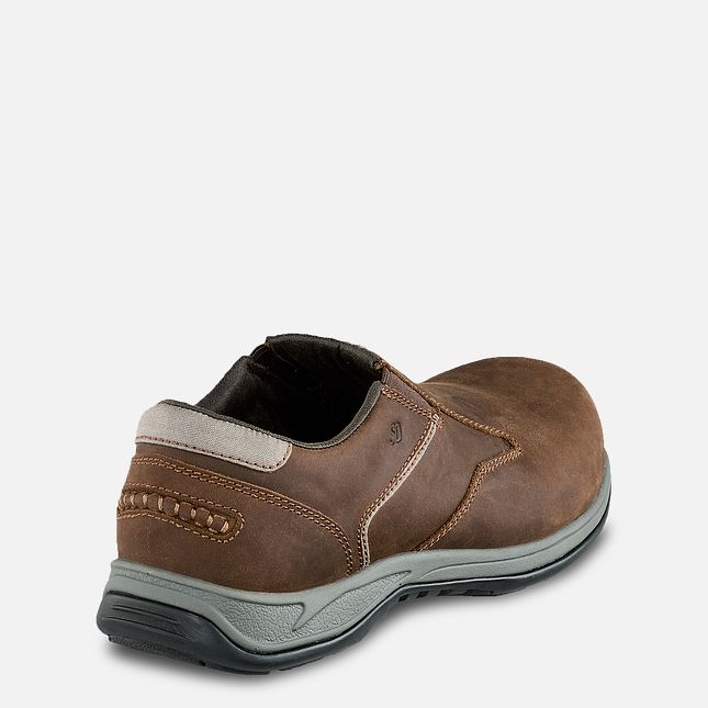 Red Wing Comfortpro Antinfortunistiche Punta Slip-On Scarpe Lavoro Uomo Marroni | 7061-OYWQZ