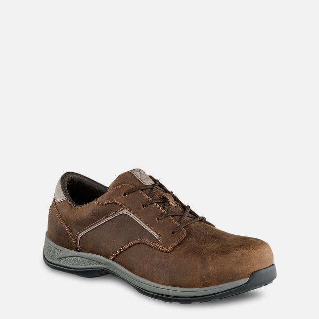 Red Wing Comfortpro Oxford Scarpe Antinfortunistiche Uomo Marroni | 6351-YZBAO