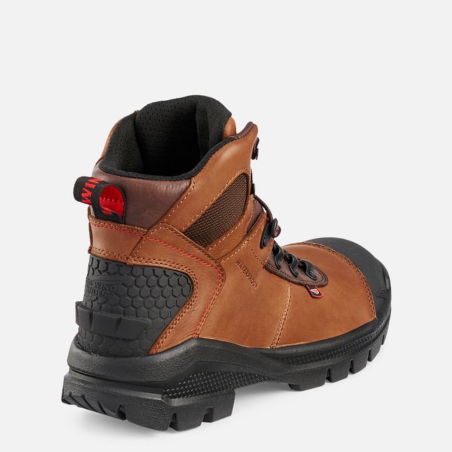 Red Wing Crv™ 6-inch Impermeabili Scarpe Antinfortunistiche Uomo Marroni | 7069-DCLIX