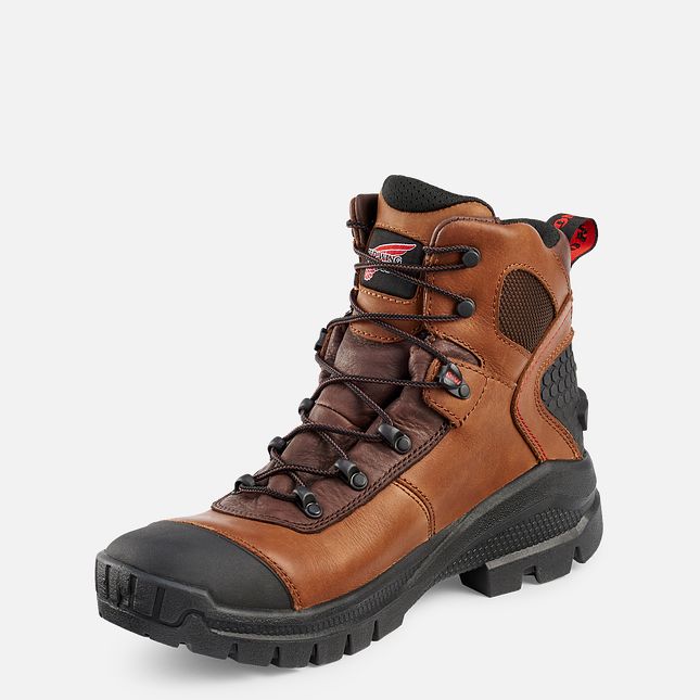 Red Wing Crv™ 6-inch Impermeabili Scarpe Antinfortunistiche Uomo Marroni | 7069-DCLIX