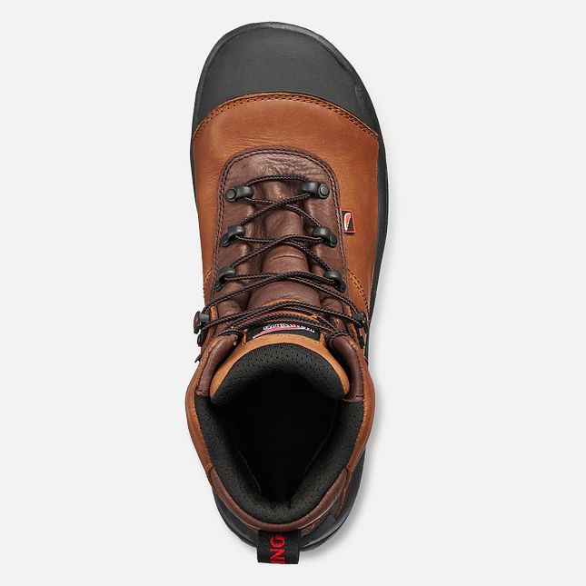 Red Wing Crv™ 6-inch Impermeabili Scarpe Antinfortunistiche Uomo Marroni | 7069-DCLIX