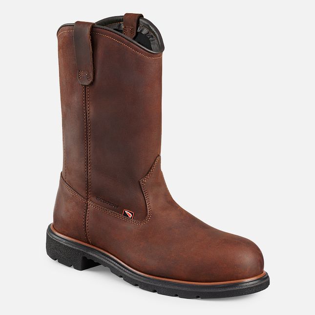 Red Wing Dynaforce® 11-inch Impermeabili Pull-On Stivali da Lavoro Uomo Marroni | 4385-JUCDA