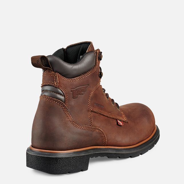 Red Wing Dynaforce® 6-inch Impermeabili Stivali da Lavoro Uomo Marroni | 2410-FUZAO