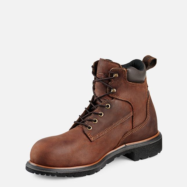 Red Wing Dynaforce® 6-inch Impermeabili Stivali da Lavoro Uomo Marroni | 2410-FUZAO