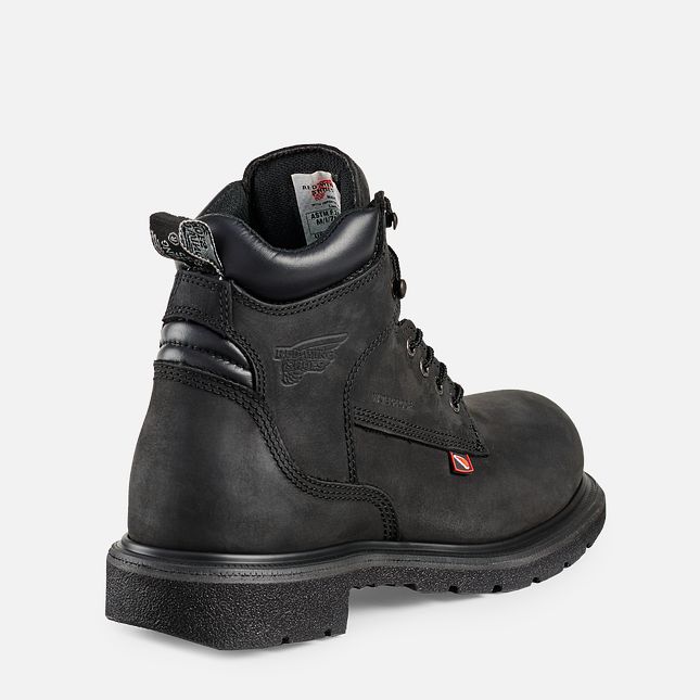 Red Wing Dynaforce® 6-inch Impermeabili Stivali da Lavoro Uomo Nere | 8346-QTZFB