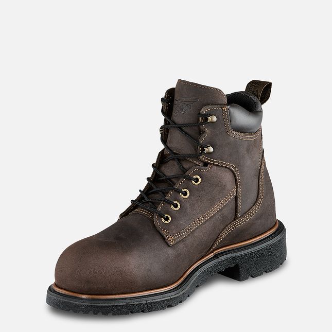 Red Wing Dynaforce® 6-inch Insulated, Impermeabili Stivali da Lavoro Uomo Marroni | 0514-IPQFL