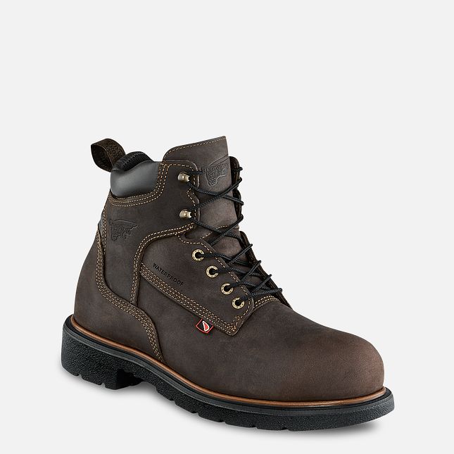 Red Wing Dynaforce® 6-inch Insulated, Impermeabili Stivali da Lavoro Uomo Marroni | 0514-IPQFL