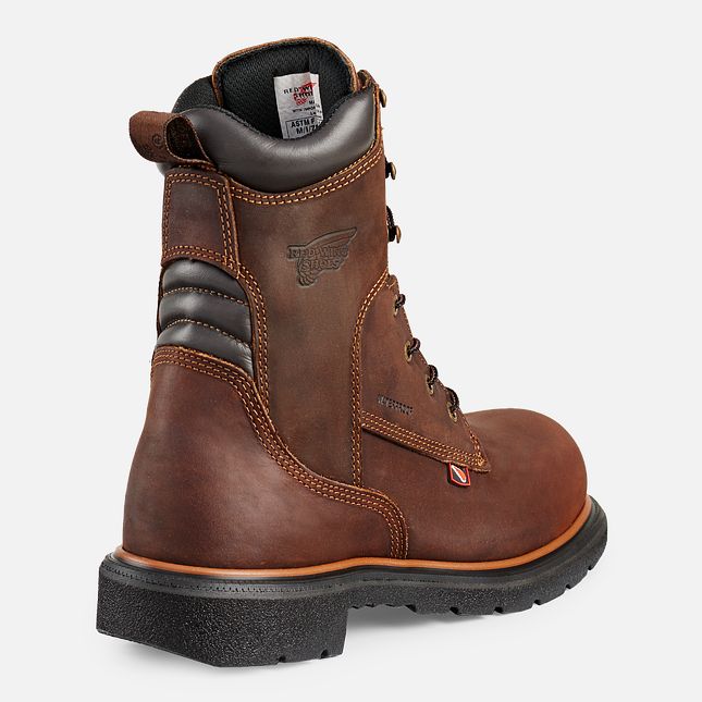 Red Wing Dynaforce® 8-inch Impermeabili Stivali da Lavoro Uomo Marroni | 1536-VWNAE