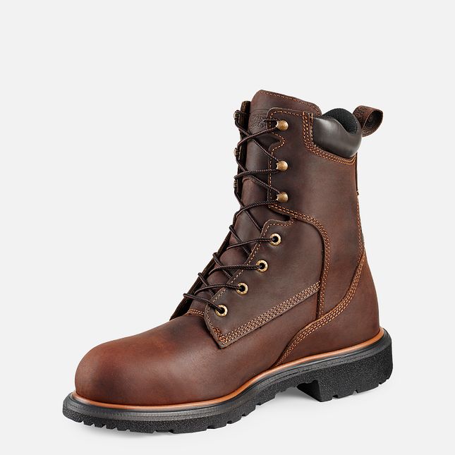 Red Wing Dynaforce® 8-inch Impermeabili Stivali da Lavoro Uomo Marroni | 1536-VWNAE