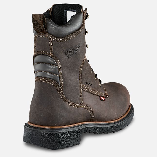 Red Wing Dynaforce® 8-inch Insulated, Impermeabili Scarpe Antinfortunistiche Uomo Marroni | 6412-RUIMS