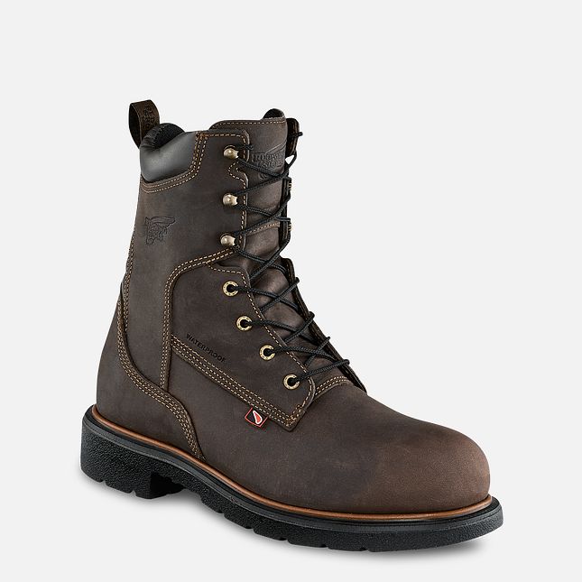 Red Wing Dynaforce® 8-inch Insulated, Impermeabili Scarpe Antinfortunistiche Uomo Marroni | 6412-RUIMS