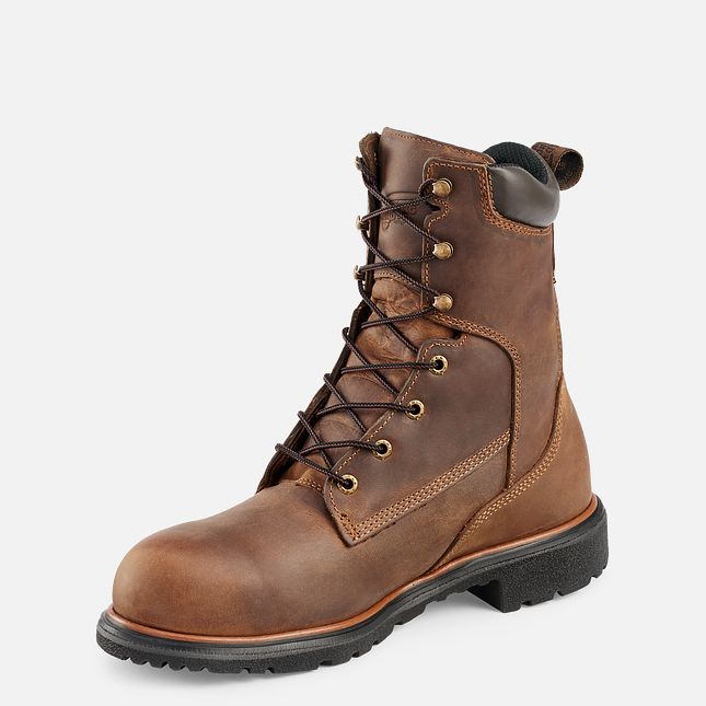 Red Wing Dynaforce® 8-inch Scarpe Antinfortunistiche Uomo Marroni | 0697-JHGPO