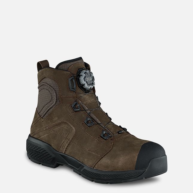 Red Wing Exos Lite 6-inch Scarpe Impermeabili Uomo Marroni | 4769-HPKMR