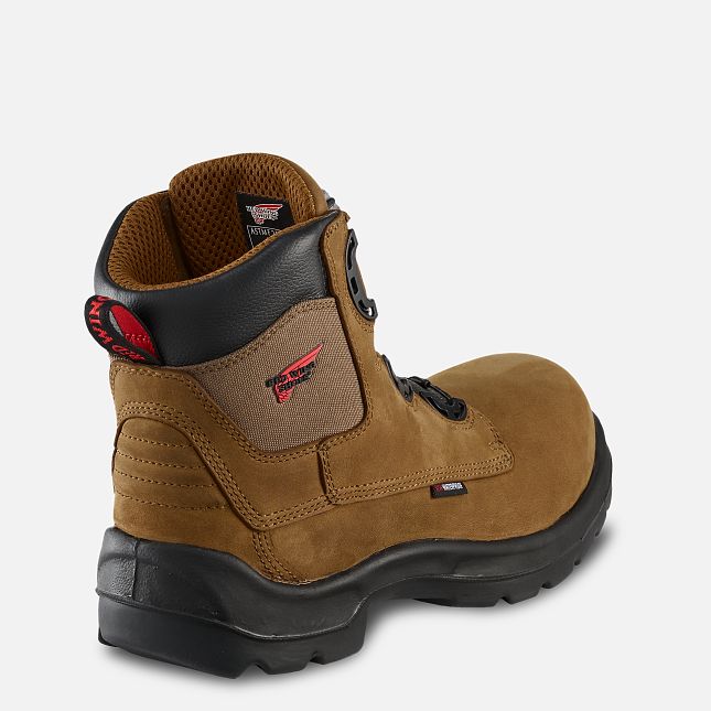 Red Wing Flexbond 6-inch BOA® Impermeabili Stivali da Lavoro Uomo Marroni | 7840-OIZBJ