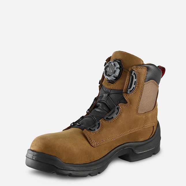 Red Wing Flexbond 6-inch BOA® Impermeabili Stivali da Lavoro Uomo Marroni | 7840-OIZBJ