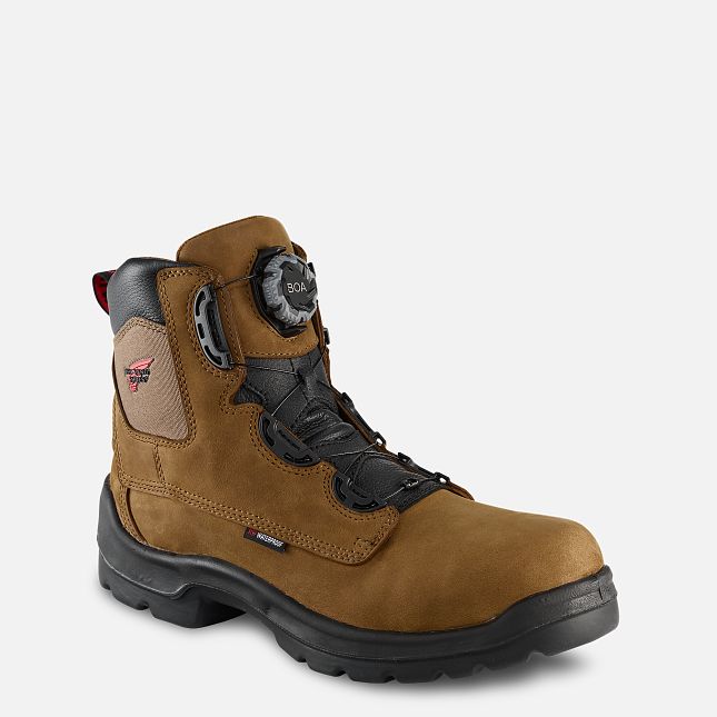 Red Wing Flexbond 6-inch BOA® Impermeabili Stivali da Lavoro Uomo Marroni | 7840-OIZBJ