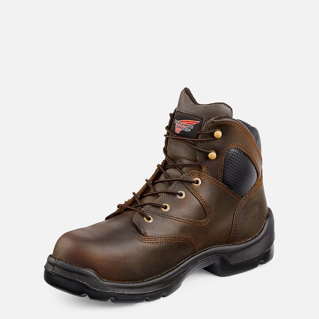 Red Wing Flexbond 6-inch Metguard Scarpe Antinfortunistiche Uomo Marroni | 7951-VPNHF