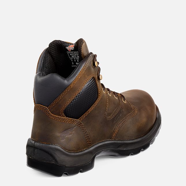 Red Wing Flexbond 6-inch Metguard Stivali da Lavoro Uomo Marroni | 2086-IATHF