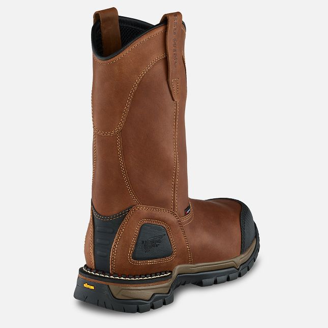 Red Wing Flexforce® 11-inch Impermeabili Pull-On Stivali da Lavoro Uomo Marroni | 3176-PYKVM