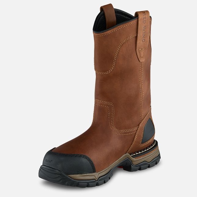 Red Wing Flexforce® 11-inch Impermeabili Pull-On Stivali da Lavoro Uomo Marroni | 3176-PYKVM